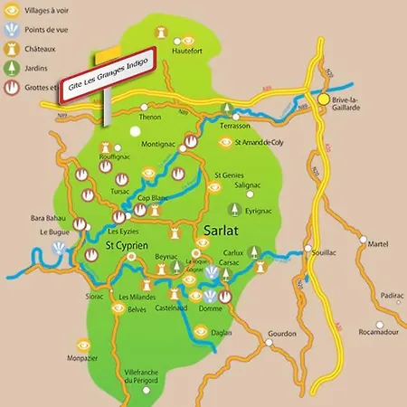 Hébergement de vacances Les Granges Indigo